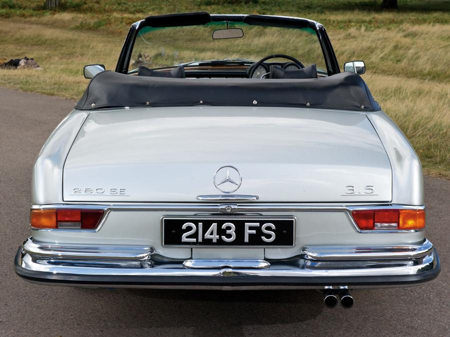  Mercedes-Benz 280 SE Cabriolet 1967 года  (UK) (фото 4 из 7)
